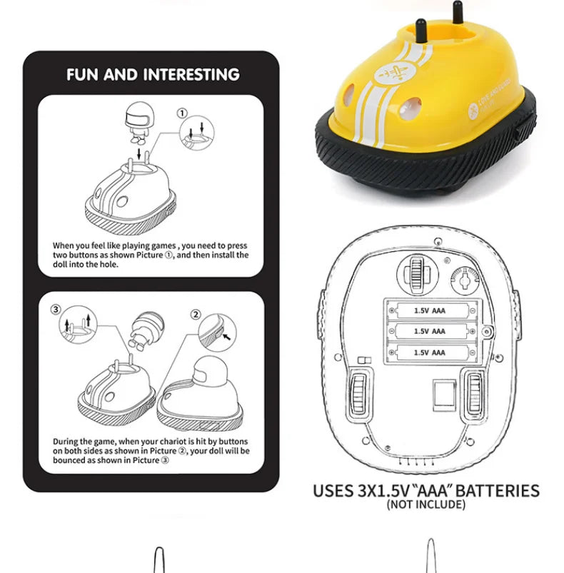 Bumper Blast Remote Control Super Battle Bumper Car